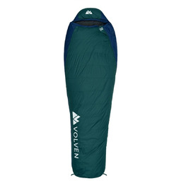 Volven Śpiwór puchowy Polaris Evo 215x75cm zielony prawy