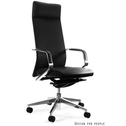 Fotel biurowy trent pu ekoskóra czarny unique