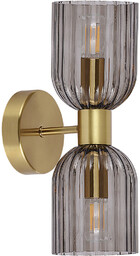 Podwójny kinkiet Piega dymny 2xE14 LP-939/2W smoked -