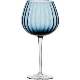 Rose&Tulipani kielich niebieski ze szkła, pojemność 460 ml,