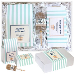 Gotowy zestaw prezentowy Biały GiftBox  herbata sypana
