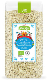 Bio Raj Płatki owsiane bezglutenowe polska 350 g