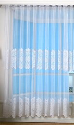 Barokowa zasłona żakardowa, 245 x 450, wzór kwiatowy,