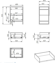 ELITA 168753 / RE010600077030 Szafka indus 60 1s