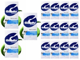 15x PODRÓŻNY PODRĘCZNY ŻEL DO GOLENIA GILLETTE PROTECTION