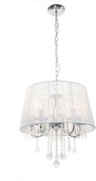 Lampa wisząca Mona 5xE14 srebrna LP-5005/5P srebrna -
