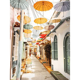 Obraz CANVAS 60 x 80 cm ST609 UMBRELLA