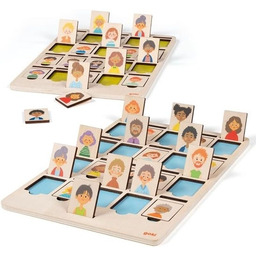 Drewniana gra Zgadnij, kim jestem Goki, gra planszowa