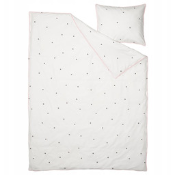 Ikea Vankrets pościel dziecięca 150x200 kropki