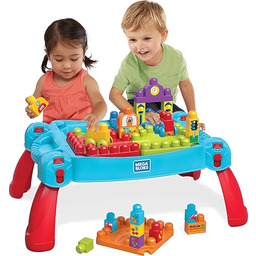 MEGA BLOKS Stolik z klockami Buduj i ucz