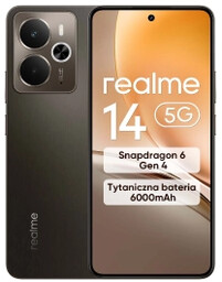 realme 14 5G 12/256GB 6,67" 120Hz 50Mpix Brązowy