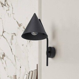 Kinkiet Cono TK Lighting, możliwość ściemniania, czarny, salon