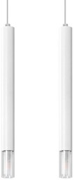 Sollux 2-płomienna lampa wisząca SL.0958 minimalistyczna biała