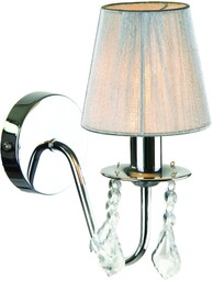 Kinkiet Mona 1xE14 srebrna LP-5005/1W srebrna - Light
