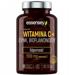 Essensey Witamina C + Cynk, Bioflawonoidy, 90 kaps.