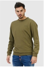 GUESS Zielona bluza męska z wyszywanym logo, Wybierz