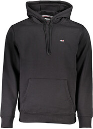 CZARNA BLUZA MĘSKA TOMMY HILFIGER BEZ ZAMKA