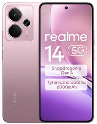 realme 14 5G 12/256GB 6,67" 120Hz 50Mpix Różowy