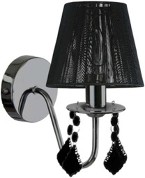 Kinkiet Mona 1xE14 czarna LP-5005/1W czarny - Light