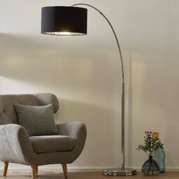 Searchlight Lampa łukowa - lampa stojąca Mara, chromowy