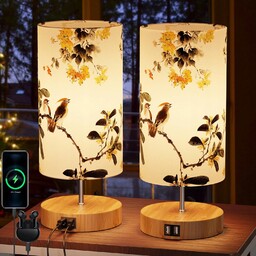 2x lampka nocna dotykowa Led Usb ściemniana kwiaty