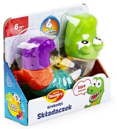 DUMEL Zabawka edukacyjna Kreatywna Krokodyl Składaczek DD30809