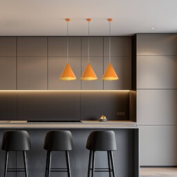 Lampa wisząca Cono TK Lighting, możliwość ściemniania, żółty