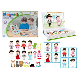 Układanka magnetyczna ubrania 59el 110721 (6901440110721)