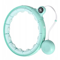 Hula Hop Koło Obciążnie Licznik Masaż FH02 Green