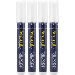 Securit Wodoodporne markery do szkła i tablic kredowych