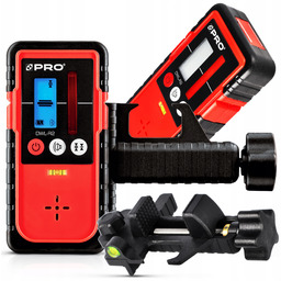 Detektor lasera rotacyjnego czerwony Pro DWL-R2