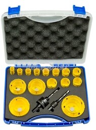 KARNASCH Zestaw otwornic i uchwytów z wiertłami uniwersalny