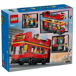 LEGO City 60407 Czerwony, piętrowy autokar