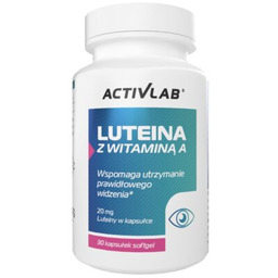 ACTIVLAB Suplement diety Luteina z witaminą A (30
