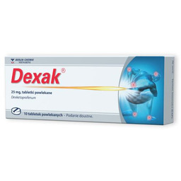 Dexak 25mg - 10 tabletek