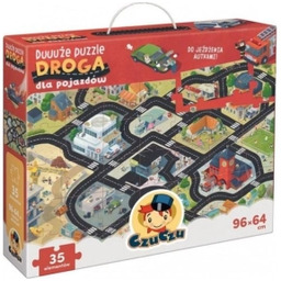 Duuuże puzzle Droga dla pojazdów 35 elementów Puzzle