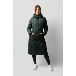 B//Vertigo Płaszcz damski ocieplany GEM - scarab green