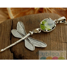 PIĘKNE WAŻKI - wisior z oliwinem