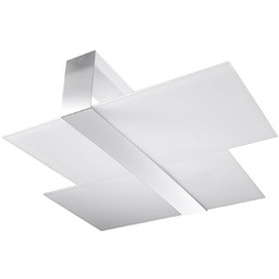 Sollux Plafon LAMPA sufitowa SL.0188 OPRAWA szklana prostokąty
