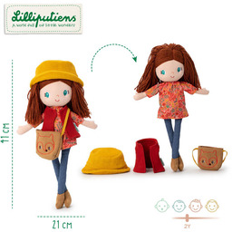 Lalka przytulanka eksplorerka przyrody ulubiony towarzysz Lea 41cm