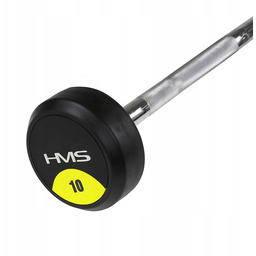 Sztanga Gryf Stały Łamany Gumowany Hms 10kg GSL-10