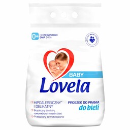 Lovela - Proszek do prania baby white