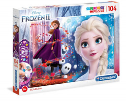 Clementoni, puzzle, Disney, Kraina lodu 2, z ozdobami,