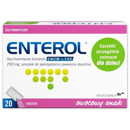 Enterol Lek probiotyczny 250 mg, 20 saszetek