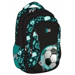 Plecak 3 komorowy Neon Football St.Majewski