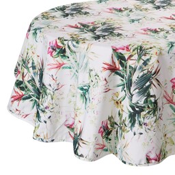 Eurofirany Obrus Garden 31E 150 cm okrągły biały