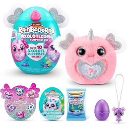 Rainbocorns Sparkle Heart Series 1-AXOLOTLCORN Surprise Orange Axolotl,