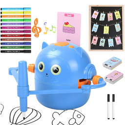 Robot Rysujący Dla Dzieci Montessori Zabawka Edukacyjna Bezpieczny