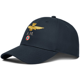 Czapka z daszkiem Aeronautica Militare 261HA1100UCT02848 Granatowy