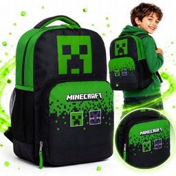 Plecak Szkolny Minecraft Plecak Dla Dzieci Do Szkoły